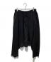 Y's BANG ON!（ワイズバングオン！）の古着「Leyered patchwork-Pants」｜ブラック