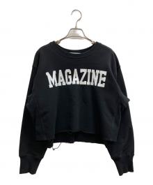 THIRD MAGAZINE（サードマガジン）の古着「ロゴボクシースウェット」｜ブラック