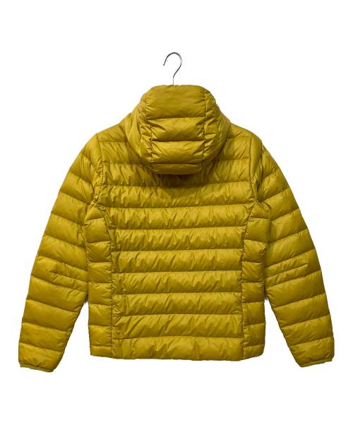 Patagonia（パタゴニア）Patagonia (パタゴニア) ダウン セーター フーディ プルオーバー イエロー サイズ:SIZE XSの古着・服飾アイテム
