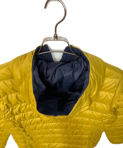 Patagonia（パタゴニア）Patagonia (パタゴニア) ダウン セーター フーディ プルオーバー イエロー サイズ:SIZE XSの古着・服飾アイテム