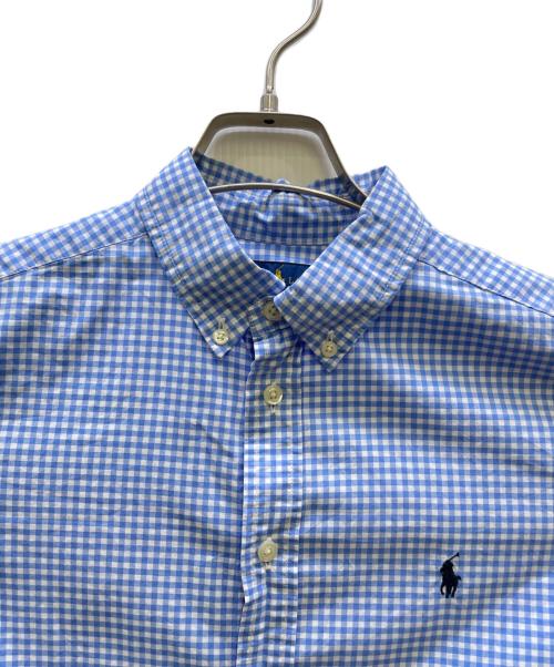 POLO RALPH LAUREN（ポロ・ラルフローレン）POLO RALPH LAUREN (ポロ・ラルフローレン) ギンガムチェックシャツ ブルー サイズ:Lの古着・服飾アイテム