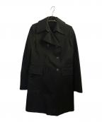 GUCCIグッチ）の古着「コットンダブルコート」｜ブラック