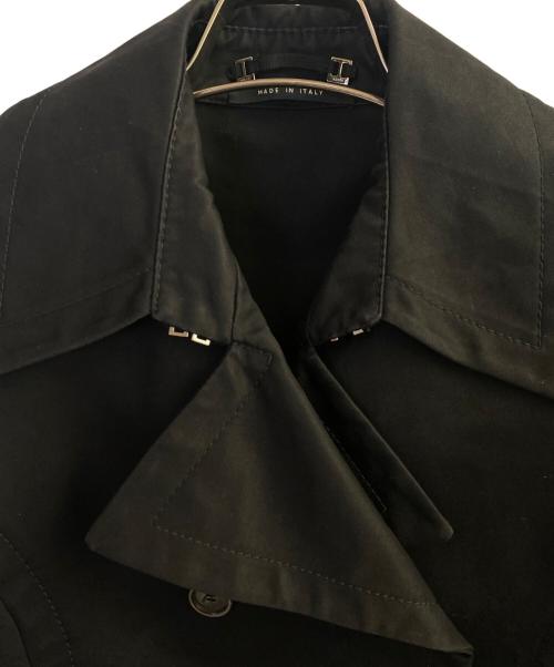 GUCCI（グッチ）GUCCI (グッチ) コットンダブルコート ブラック サイズ:38の古着・服飾アイテム