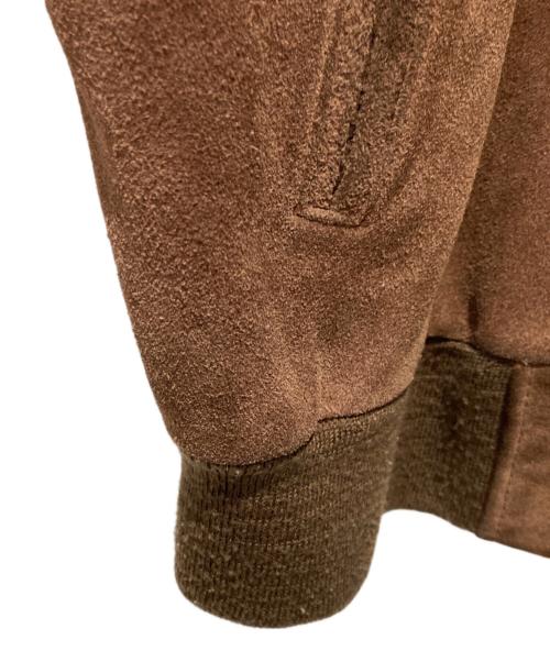 GERRY COSBY（ジェリー コスビー）Gerry Cosby (ジェリー コスビー) レザーブルゾン ブラウン サイズ:40の古着・服飾アイテム