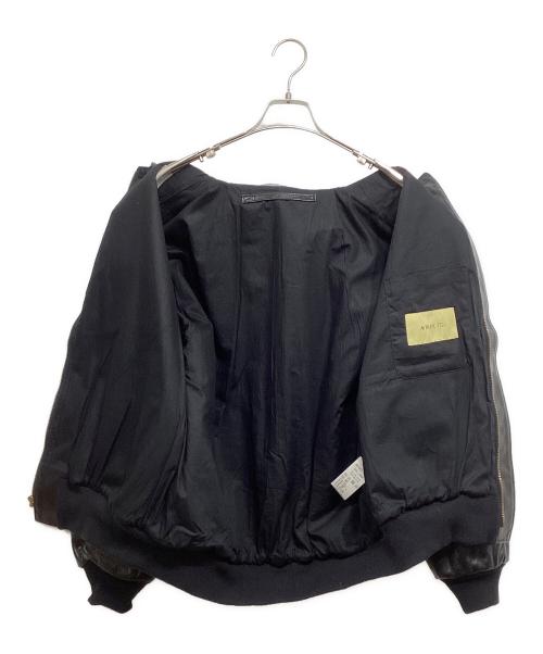 AVIREX7522（アビレックス7522）AVIREX7522 (アビレックス7522) カウレザージャケット ブラック サイズ:LARGEの古着・服飾アイテム