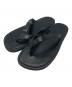 AURALEE（オーラリー）の古着「LEATHER TONG SANDALS」｜ブラック