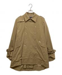 ANREALAGE（アンリアレイジ）の古着「LOW ANGLE TRENCH COAT」｜ベージュ