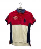 POLO RALPH LAURENポロ・ラルフローレン）の古着「ビッグポニーポロシャツ」｜レッド