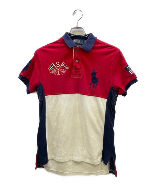 POLO RALPH LAUREN（ポロ・ラルフローレン）POLO RALPH LAUREN (ポロ・ラルフローレン) ビッグポニーポロシャツ レッド サイズ:Sの古着・服飾アイテム