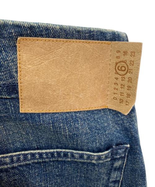 MM6 Maison Margiela（エムエムシックスメゾンマルジェラ）MM6 Maison Margiela (エムエムシックスメゾンマルジェラ) ボタンフライデニムパンツ インディゴ サイズ:25の古着・服飾アイテム