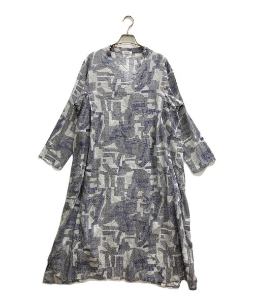 plantation（プランテーション）plantation (プランテーション) サシコPT ワンピース グレー サイズ:Mの古着・服飾アイテム