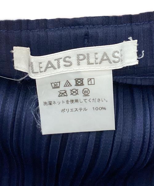 PLEATS PLEASE（プリーツプリーズ）PLEATS PLEASE (プリーツプリーズ) プリーツパンツ ネイビー サイズ:4の古着・服飾アイテム