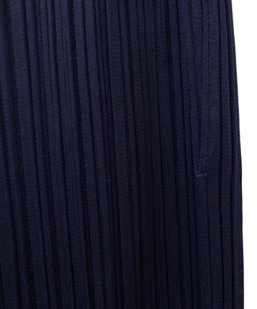 PLEATS PLEASE（プリーツプリーズ）PLEATS PLEASE (プリーツプリーズ) プリーツパンツ ネイビー サイズ:4の古着・服飾アイテム