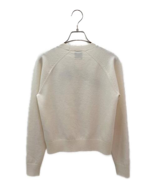 patou（パトゥ）patou (パトゥ) ウールブレンドセーター オフホワイト サイズ:Sの古着・服飾アイテム