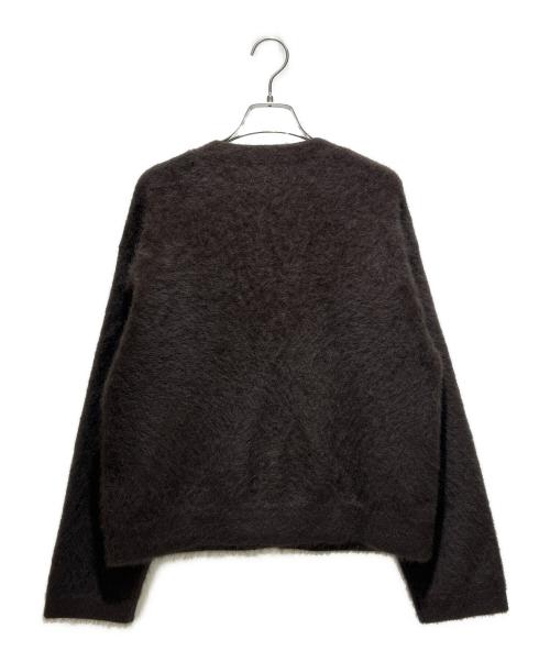 Whim Gazette（ウィムガゼット）Whim Gazette (ウィムガゼット) ファーボタンジャケット ブラウン サイズ:Fの古着・服飾アイテム