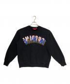SUPREMEシュプリーム）の古着「Stacked Crewneck」｜ブラック
