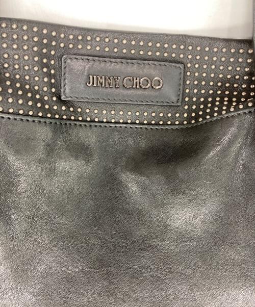 JIMMY CHOO（ジミーチュウ）JIMMY CHOO (ジミーチュウ) PIMLICO ミニスタッズ トートバッグ ブラックの古着・服飾アイテム