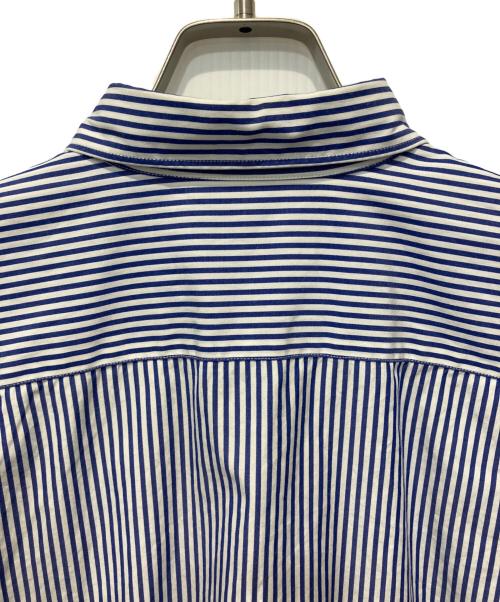 PLAY COMME des GARCONS（プレイコムデギャルソン）PLAY COMME des GARCONS (プレイコムデギャルソン) ストライプシャツ ブルー サイズ:Mの古着・服飾アイテム