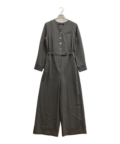 LOUNIE（ルーニー）LOUNIE (ルーニー) 強撚ツイルストレッチコンビネゾン グレー サイズ:36の古着・服飾アイテム