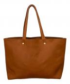 SLOW×BEAMSスロウ×ビームス）の古着「別注 TOTE レザートートバッグ」｜ブラウン