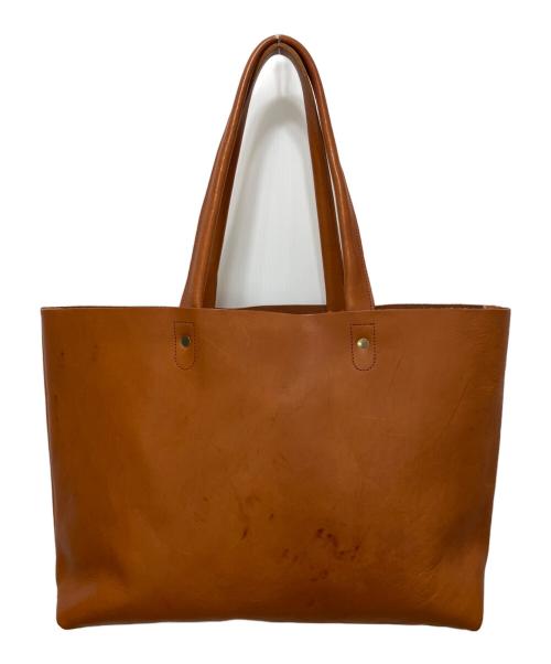 SLOW（スロウ）SLOW (スロウ) BEAMS (ビームス) 別注 TOTE レザートートバッグ ブラウンの古着・服飾アイテム