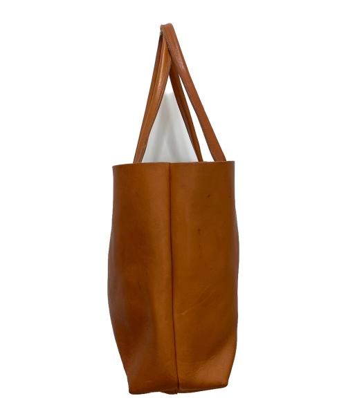 SLOW（スロウ）SLOW (スロウ) BEAMS (ビームス) 別注 TOTE レザートートバッグ ブラウンの古着・服飾アイテム
