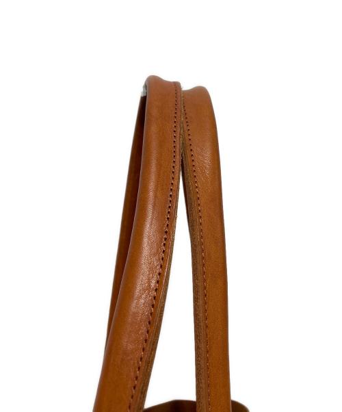 SLOW（スロウ）SLOW (スロウ) BEAMS (ビームス) 別注 TOTE レザートートバッグ ブラウンの古着・服飾アイテム