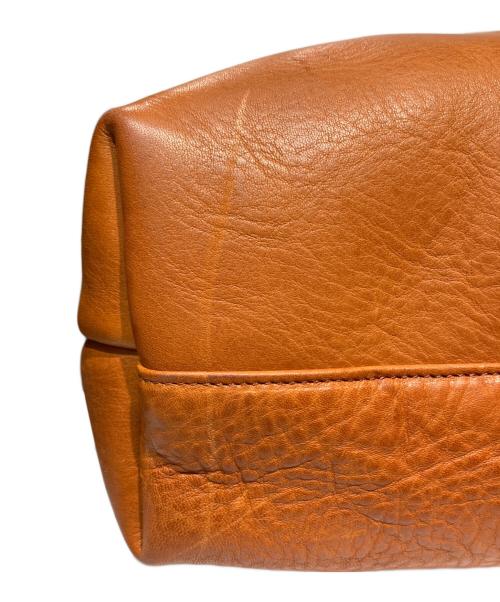 SLOW（スロウ）SLOW (スロウ) BEAMS (ビームス) 別注 TOTE レザートートバッグ ブラウンの古着・服飾アイテム