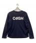 COMME des GARCONS HOMME（コムデギャルソン オム）の古着「CdGHロゴパッカリングカットソー」｜ネイビー