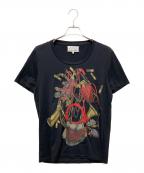 Maison Margielaメゾンマルジェラ）の古着「トロンプルイユ Tシャツ」｜ブラック