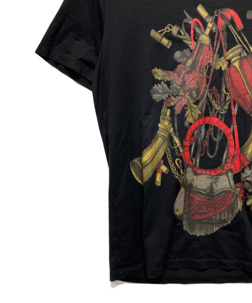 Maison Margiela（メゾンマルジェラ）Maison Margiela (メゾンマルジェラ) トロンプルイユ Tシャツ ブラック サイズ:48の古着・服飾アイテム