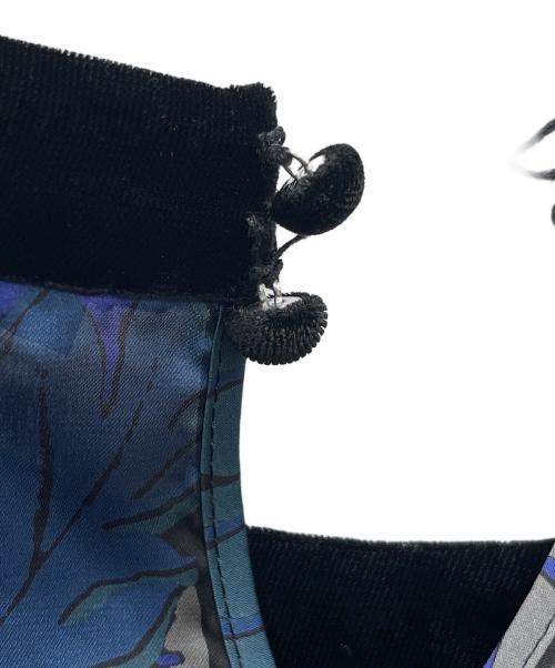 sacai（サカイ）sacai (サカイ) Sun Surf (サンサーフ) プリントワンピース ブラック サイズ:3の古着・服飾アイテム