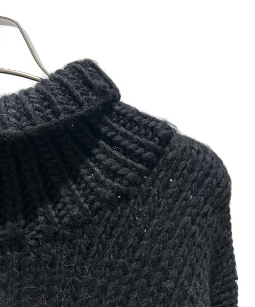 GANNI（ガニー）GANNI (ガニー)  Graphic wool hand-knit　グラフィック ウール ハンドニット ブラック サイズ:Mの古着・服飾アイテム