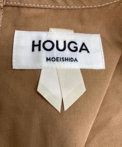 HOUGA（ホウガ）HOUGA (ホウガ) long-house-dress ブラウン サイズ:-の古着・服飾アイテム
