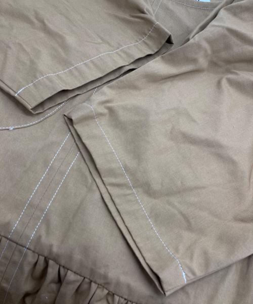 HOUGA（ホウガ）HOUGA (ホウガ) long-house-dress ブラウン サイズ:-の古着・服飾アイテム