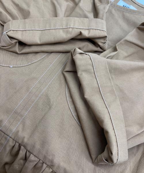HOUGA（ホウガ）HOUGA (ホウガ) long-house-dress ブラウン サイズ:-の古着・服飾アイテム