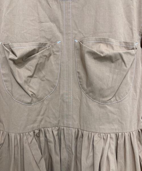 HOUGA（ホウガ）HOUGA (ホウガ) long-house-dress ブラウン サイズ:-の古着・服飾アイテム