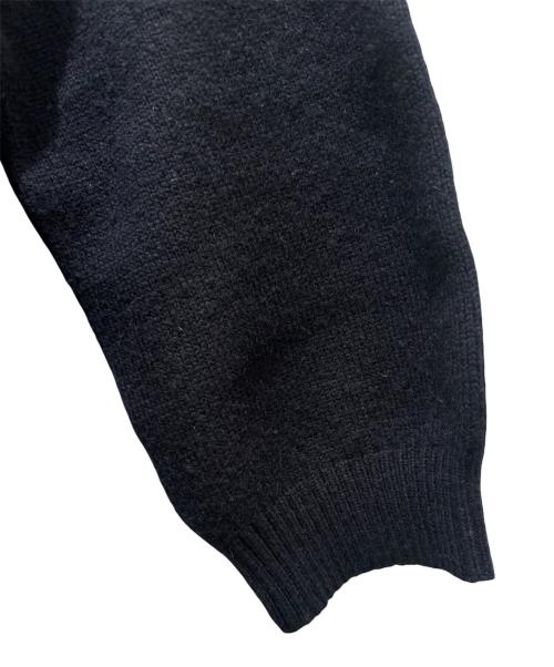 HERMES（エルメス）HERMES (エルメス) カシミヤニットワンピース ブラック サイズ:36の古着・服飾アイテム