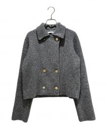 ANAYI（アナイ）の古着「カラーミックスボクシージャケットカーディガン」｜グレー