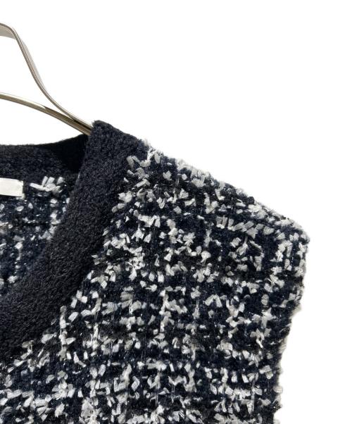 ANAYI（アナイ）ANAYI (アナイ) モールツイードワンピース 10252714700 ブラック サイズ:38の古着・服飾アイテム