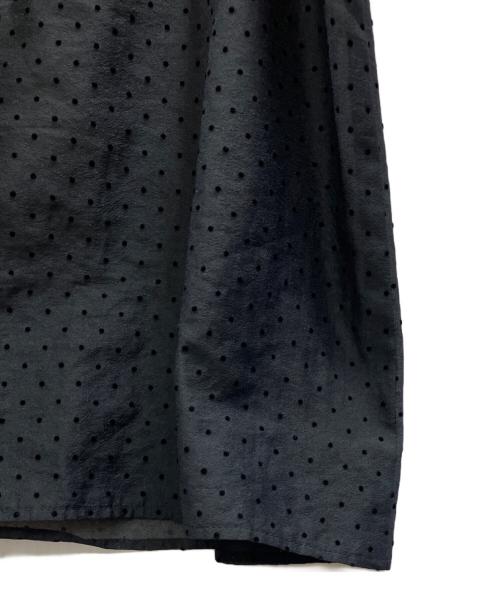 ANAYI（アナイ）ANAYI (アナイ) ドットオーガンジーリボンブラウス ブラック サイズ:38の古着・服飾アイテム