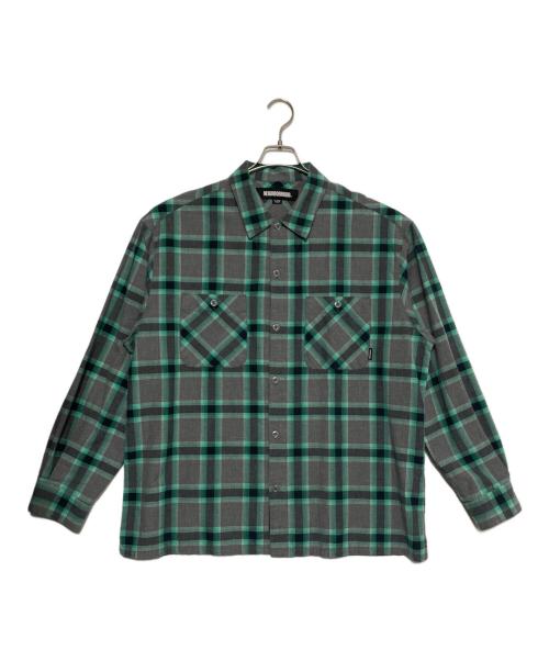 NEIGHBORHOOD（ネイバーフッド）NEIGHBORHOOD (ネイバーフッド) チェックシャツ グリーン サイズ:XLの古着・服飾アイテム