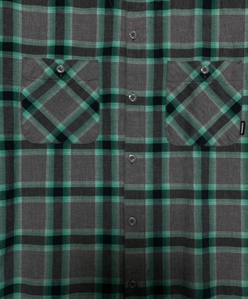 NEIGHBORHOOD（ネイバーフッド）NEIGHBORHOOD (ネイバーフッド) チェックシャツ グリーン サイズ:XLの古着・服飾アイテム