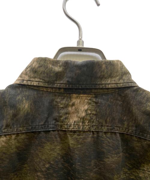 MADISON BLUE（マディソンブルー）MADISON BLUE (マディソンブルー) カモフラージュショートスリーブシャツ カーキ サイズ:Mの古着・服飾アイテム