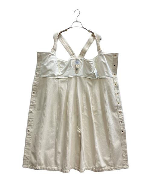 patou（パトゥ）Patou (パトゥ) ダンガリードレスワンピース アイボリー サイズ:36の古着・服飾アイテム