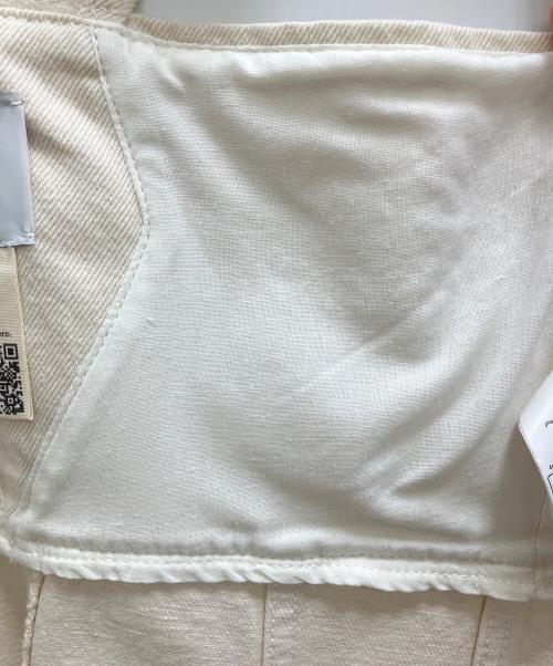 patou（パトゥ）Patou (パトゥ) ダンガリードレスワンピース アイボリー サイズ:36の古着・服飾アイテム
