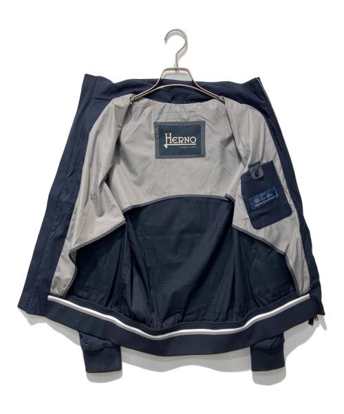 HERNO（ヘルノ）HERNO (ヘルノ) ヴァルスター型ブルゾン ネイビー サイズ:44の古着・服飾アイテム