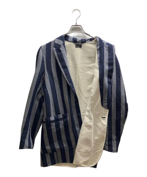 ERMENEGILDO ZEGNA（エルメネジルド・ゼニア）ERMENEGILDO ZEGNA (エルメネジルド・ゼニア) カシミヤコート ネイビー サイズ:SIZE 8-48Rの古着・服飾アイテム
