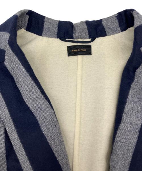 ERMENEGILDO ZEGNA（エルメネジルド・ゼニア）ERMENEGILDO ZEGNA (エルメネジルド・ゼニア) カシミヤコート ネイビー サイズ:SIZE 8-48Rの古着・服飾アイテム
