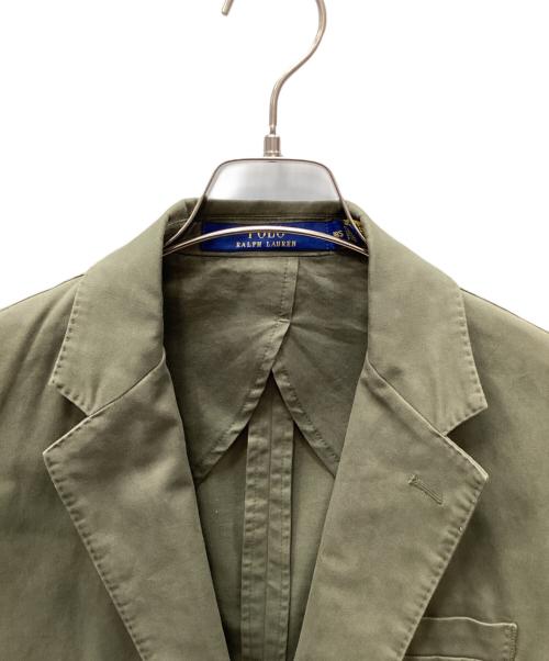 POLO RALPH LAUREN（ポロ・ラルフローレン）POLO RALPH LAUREN (ポロ・ラルフローレン) テーラードジャケット オリーブ サイズ:38の古着・服飾アイテム